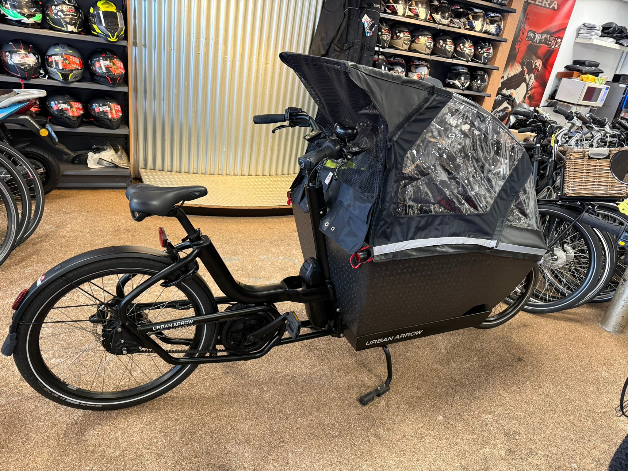 Urban Arrow bakfiets DEMO MODEL inclusief huif & regenhoes - Afbeelding 5